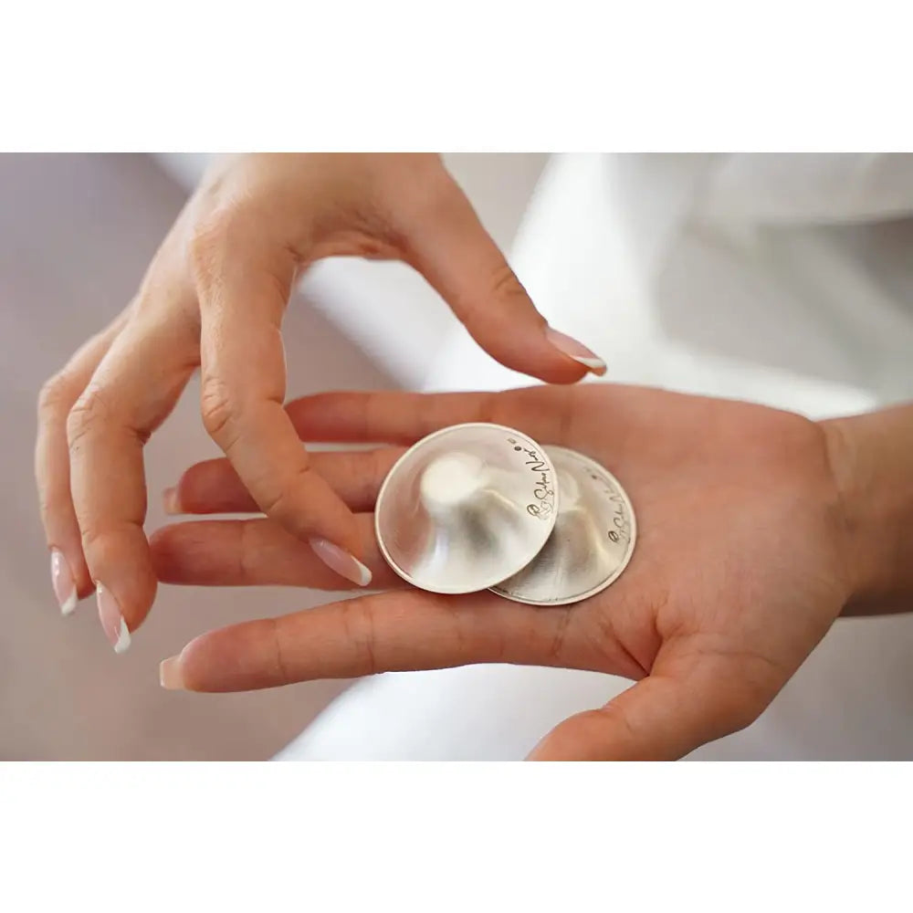 Silver nursing cups – view 3