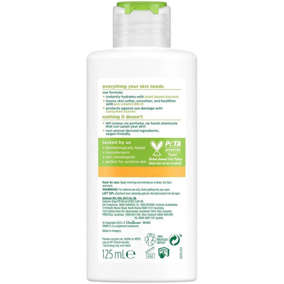 Simple SPF 15 Hydrating Moisturizer for Sensitive Skin 125 mlSPFTorqelo.com