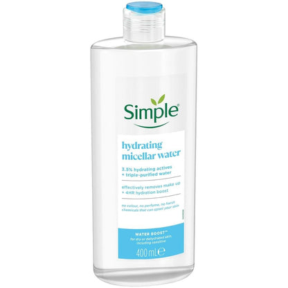 Simple Water Boost Micellar Cleansing Water 400 mlSkincareTorqelo.com