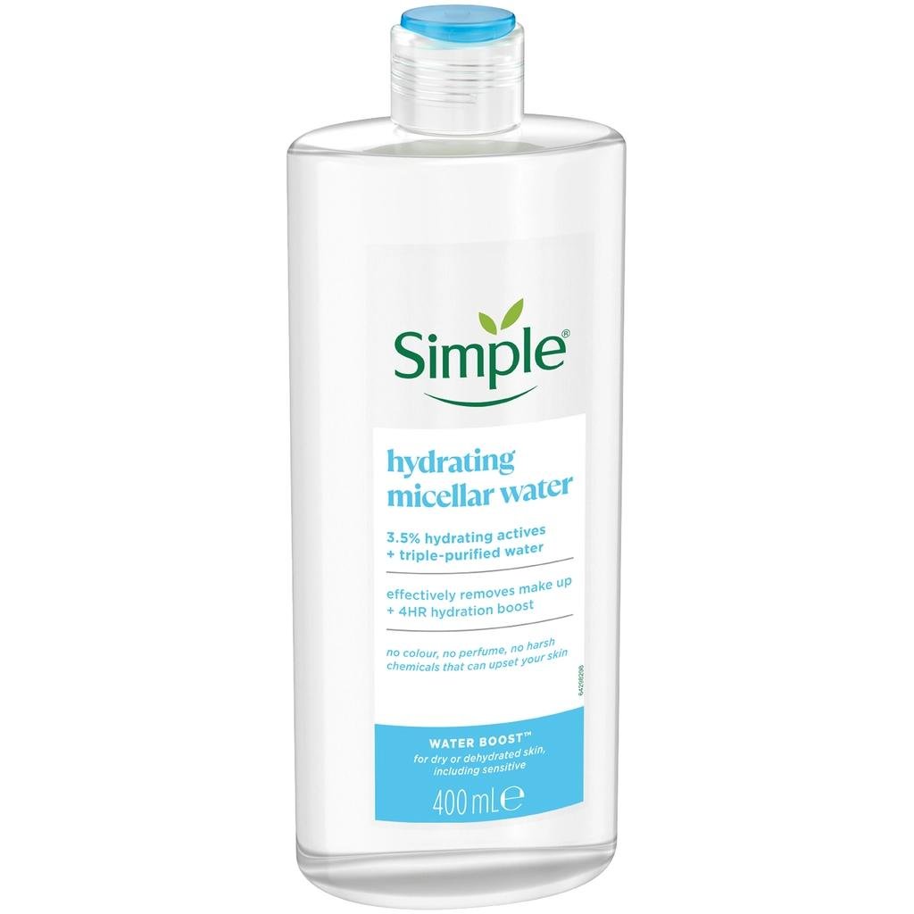 Simple Water Boost Micellar Cleansing Water 400 mlSkincareTorqelo.com