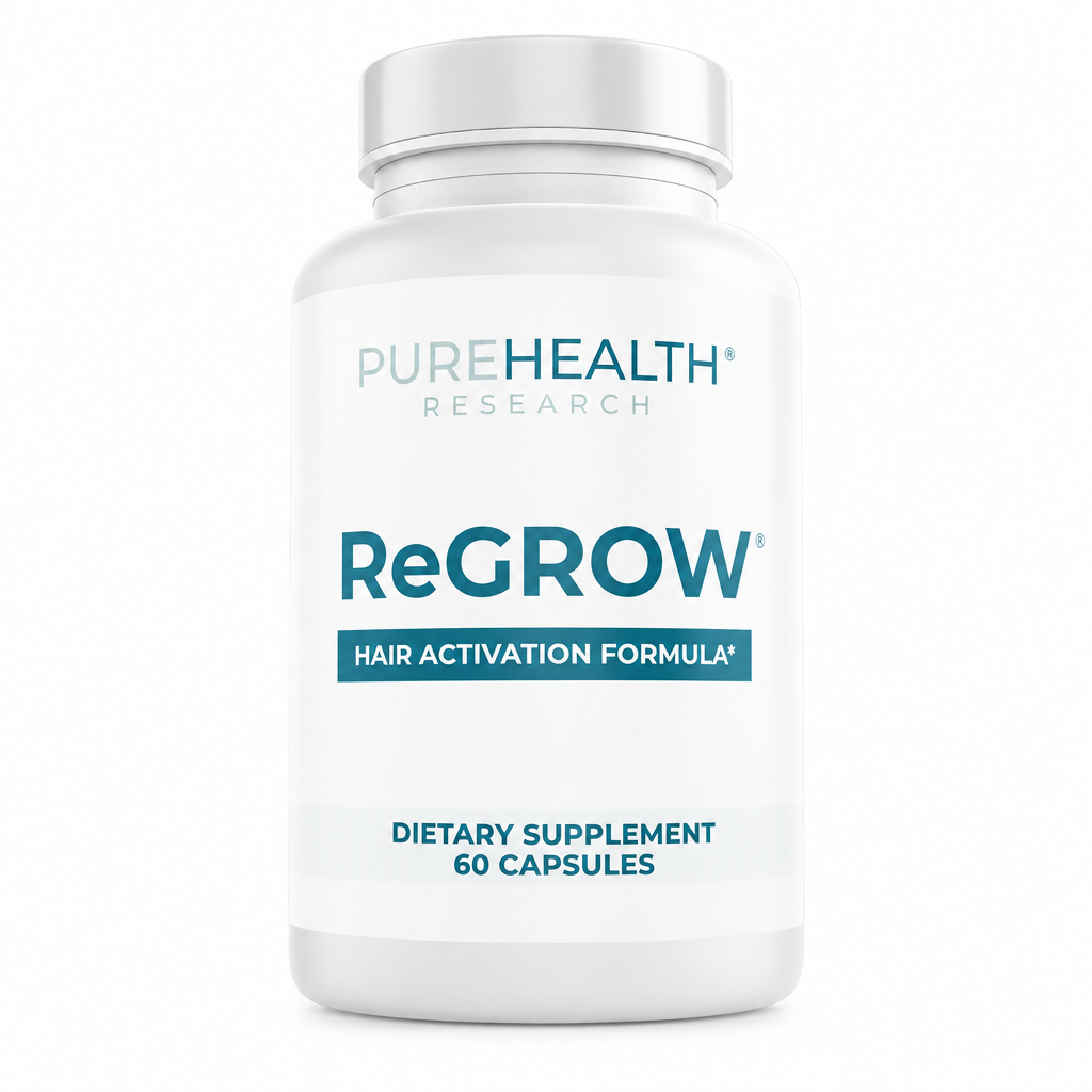 ReGrow Hair Growth Vitamins with Biotin, Hair Supplement by PureHealth Research by Shahmori
