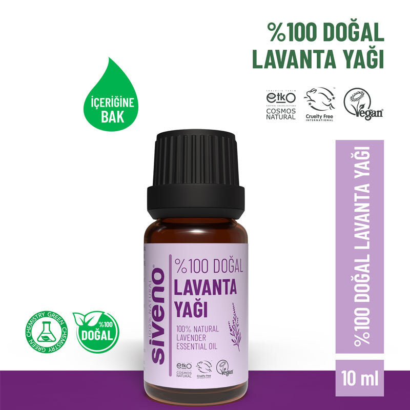 Siveno Natural Lavender Essential Oil for Skin & Hair 10 ml by Beauty Care Bag