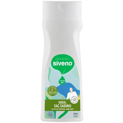Siveno Natural Olive Oil Hair Soap for Men 300ml by Beauty Care Bag