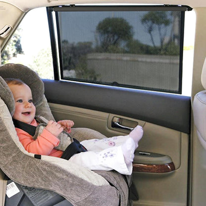 Miny Baby Car Sun Shade - Protects Children from UV Rays, Easy Install & Durable PVC Material by Beauty Care Bag