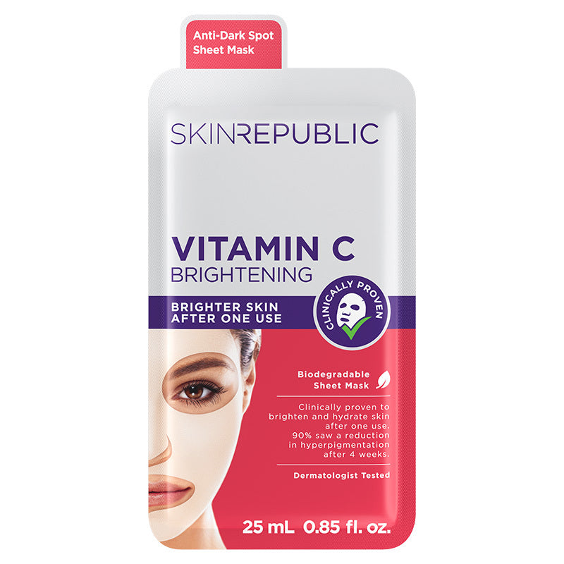 Skin Republic Brightening Vitamin C Face Mask Sheet 25 ml by Beauty Care Bag