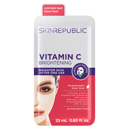Skin Republic Brightening Vitamin C Face Mask Sheet 25 ml by Beauty Care Bag