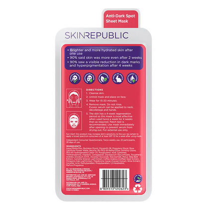Skin Republic Brightening Vitamin C Face Mask Sheet 25 ml by Beauty Care Bag