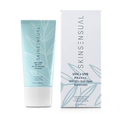 Skin Sensual SPF 50+ Anti-Spot Sunscreen Brightening UV Shield 50 ml by Beauty Care Bag