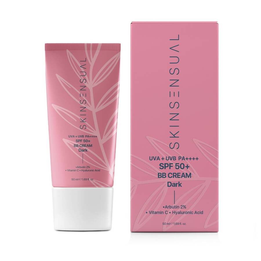 Skin Sensual SPF 50+ BB Cream Dark Tinted Sun Protection 50 ml by Beauty Care Bag