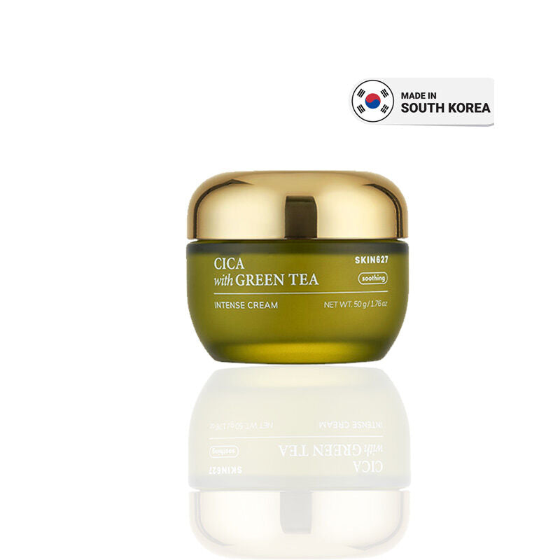 Skin627 Cica & Green Tea Intense Cream for Soothing 50g by Beauty Care Bag