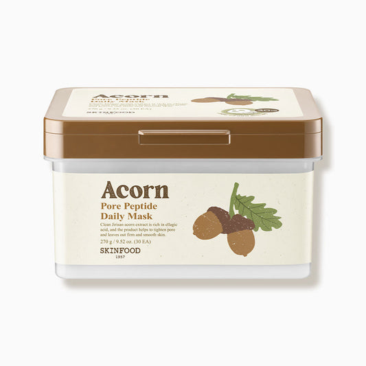 SKINFOOD Acorn Pore Peptide Daily Mask 270g/30ea by Seoulia
