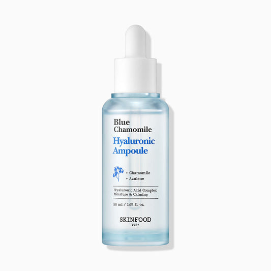 SKINFOOD Blue Chamomile Hyaluronic Ampoule 50ml by Seoulia