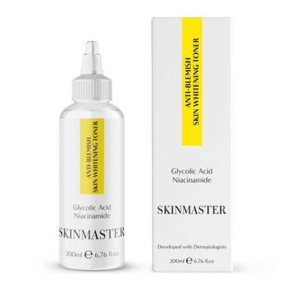 Skinmaster Anti-Blemish Whitening Toner with Glycolic Acid 200 ml by Beauty Care Bag