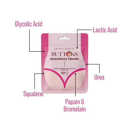 Skin Sensual Strawberry Cheeks Buttocks Body Mask 50 ml by Beauty Care Bag