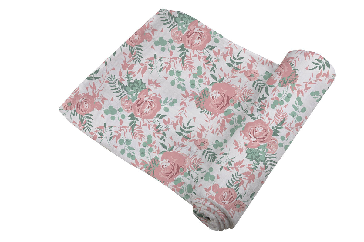 Desert Rose Swaddle by Lavender Charlie