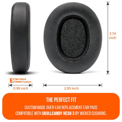 Skullcandy Hesh 3, Evo, and Crusher Replacement EarpadsEar PadsTorqelo.com
