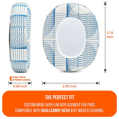 Skullcandy Hesh 3, Evo, and Crusher Replacement EarpadsEar PadsTorqelo.com