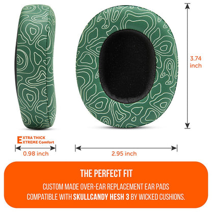 Skullcandy Hesh 3, Evo, and Crusher Replacement EarpadsEar PadsTorqelo.com