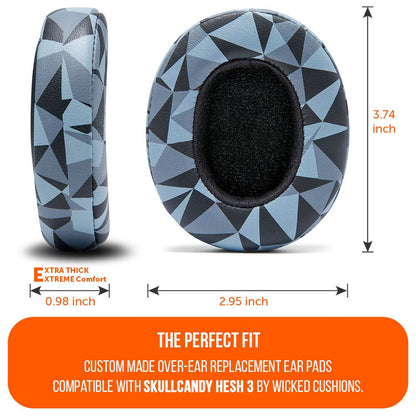 Skullcandy Hesh 3, Evo, and Crusher Replacement EarpadsEar PadsTorqelo.com