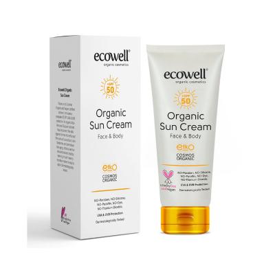 Ecowell Organic SPF 50 Sunscreen: Natural UVA UVB Protection for Sensitive Skin | Aloe Vera, Vegan, Paraben-Free Sun Protection by Beauty Care Bag