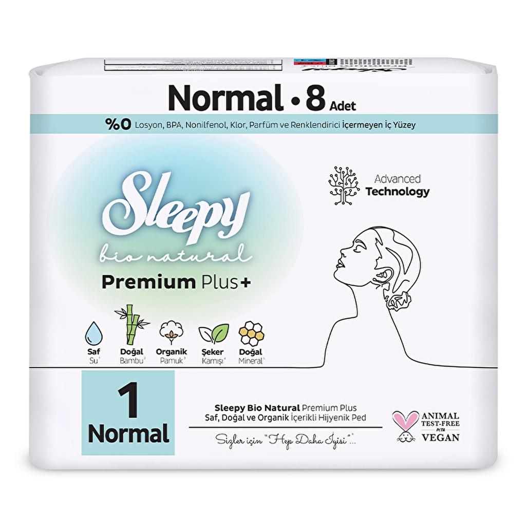 Sleepy Bio Natural Normal Sanitary Pads with Bamboo 8 CountBody CareTorqelo.com