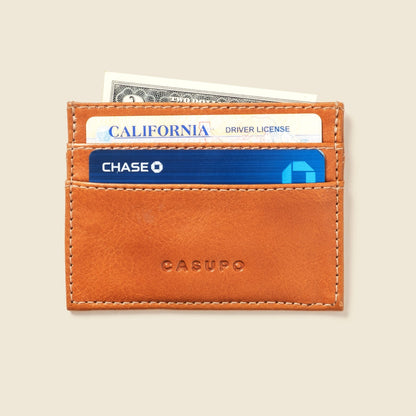 Slim Card Holder Wallet with RFID Protection - NaturalSlim Card HolderTorqelo.com
