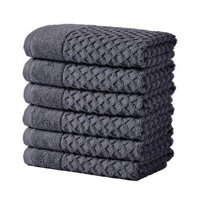 Cotton Diamond Waffle Weave Bath Towel Set - Grayson Collection by Great Bay Home
