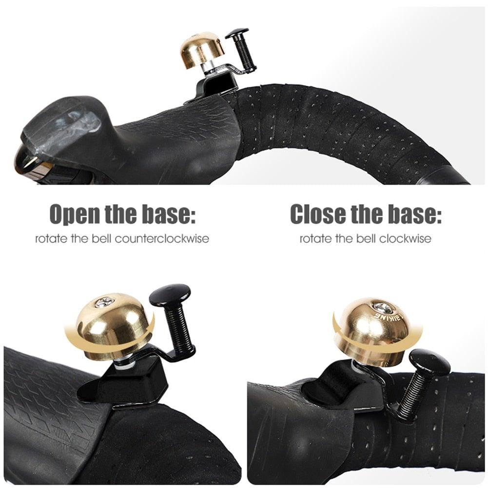 Small Bicycle Bell Mountain Road Bike Horn Sound Alarm Motor Riding Safety Ring Cycling Accessories Bike Bell Classic Bicycle Bell For Bike Ring Bell With Loud Sound Bells For Road Mountain Bike Handlebars AdultsST90SP332GRETorqelo.com