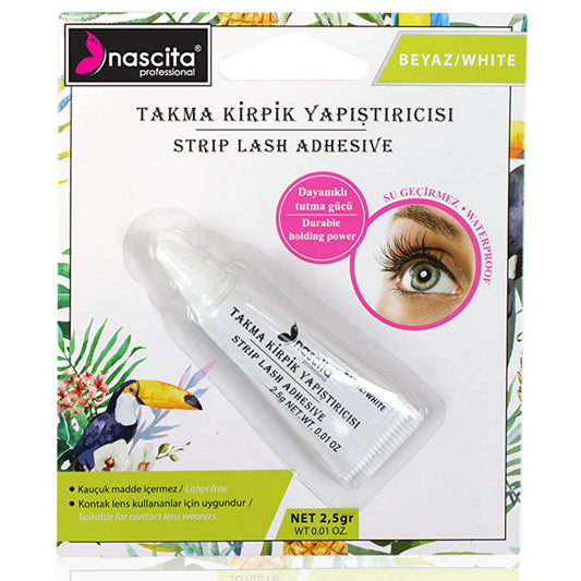 Nascita white rubber-free false eyelash adhesive