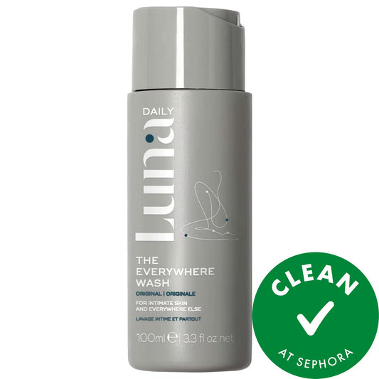 Luna Daily The Mini Everywhere Wash: pH Balancing, Prebiotic Body Wash for Sensitive, Intimate Skin - Vegan & Cruelty-Free by Beauty Care Bag