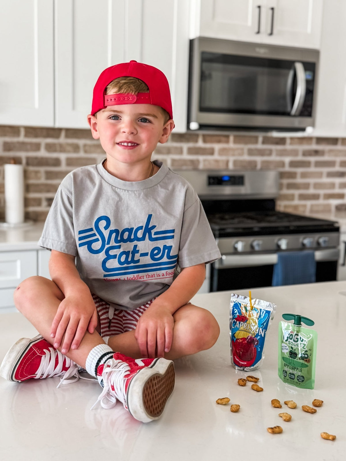 SNACK EAT-ER TEE - ASHBaby & Toddler TopsTorqelo.com