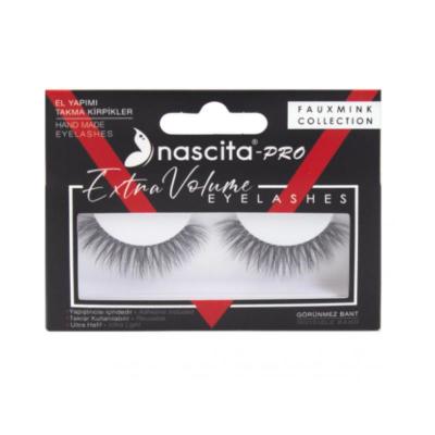 Nascita Pro Faux Extra Volume False Eyelashes - Reusable, Handmade, 3D Volume Enhancement by Beauty Care Bag