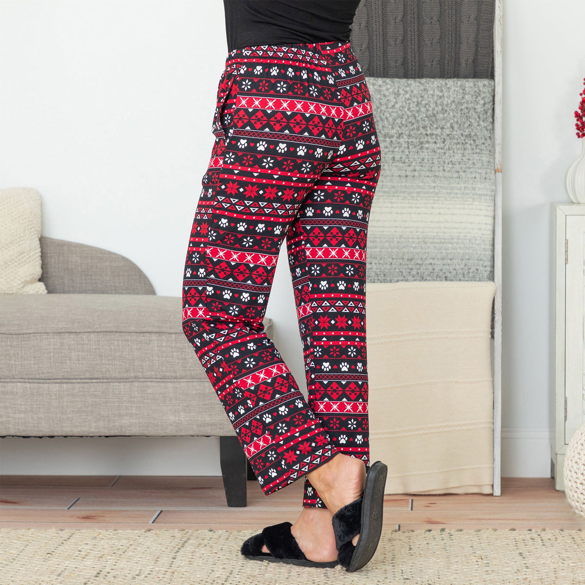 Soft Touch Traditional Nordic Paws Pajama SeparatesPajamasTorqelo.com