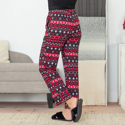 Soft Touch Traditional Nordic Paws Pajama SeparatesPajamasTorqelo.com