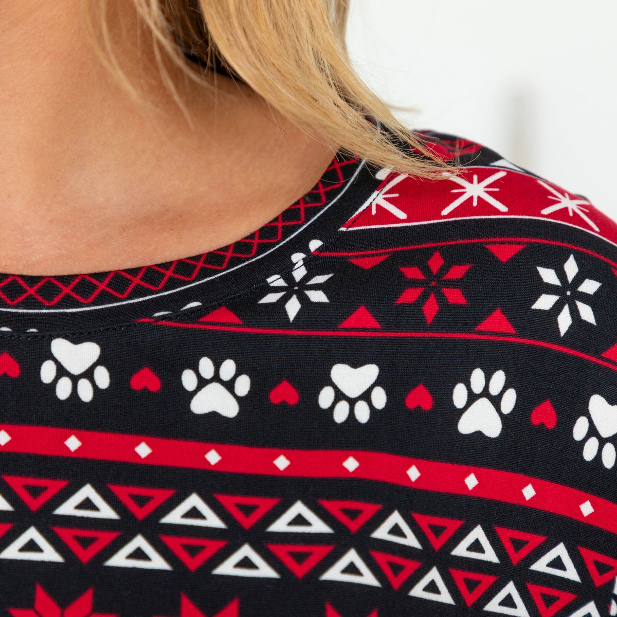 Soft Touch Traditional Nordic Paws Pajama SeparatesPajamasTorqelo.com