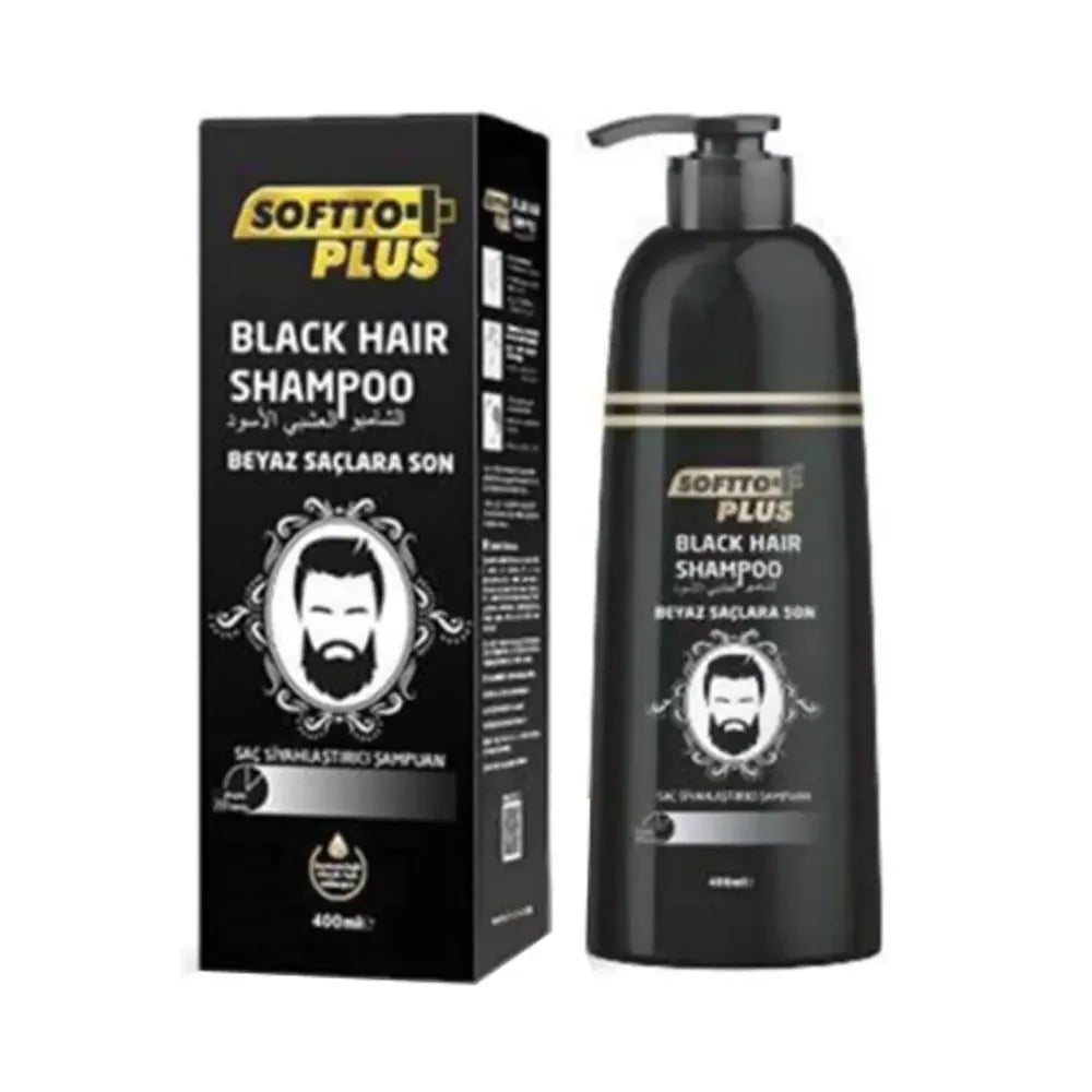 Softto Plus Black Hair Shampoo for Vibrant Dark Tones 350 mlHair CareTorqelo.com