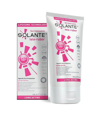 Solante Tele-Rubor sun care lotion SPF 50+, 150 ml