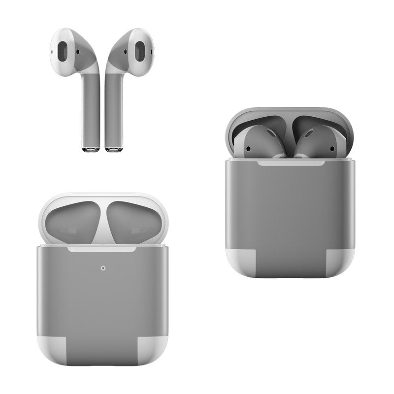 Solid State Grey - Apple AirPods SkinAudio SkinsTorqelo.com