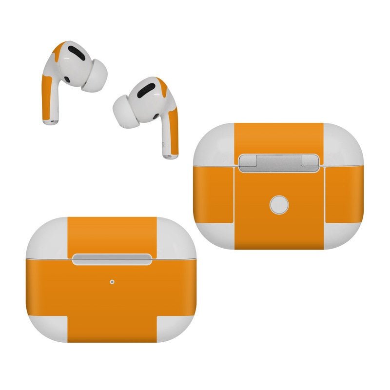 Solid State Orange - Apple AirPods Pro SkinAudio SkinsTorqelo.com