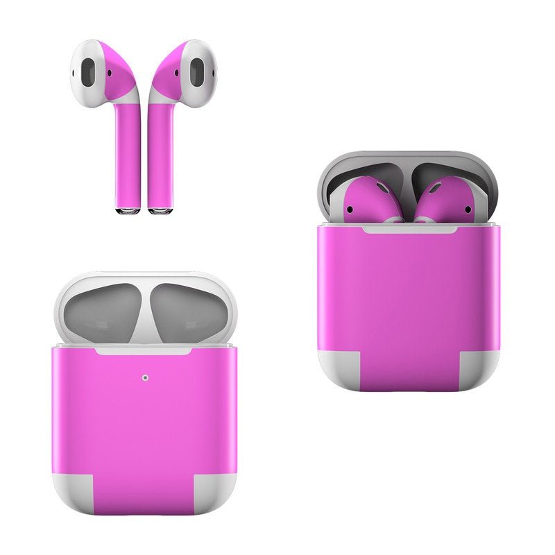 Solid State Vibrant Pink - Apple AirPods SkinAudio SkinsTorqelo.com