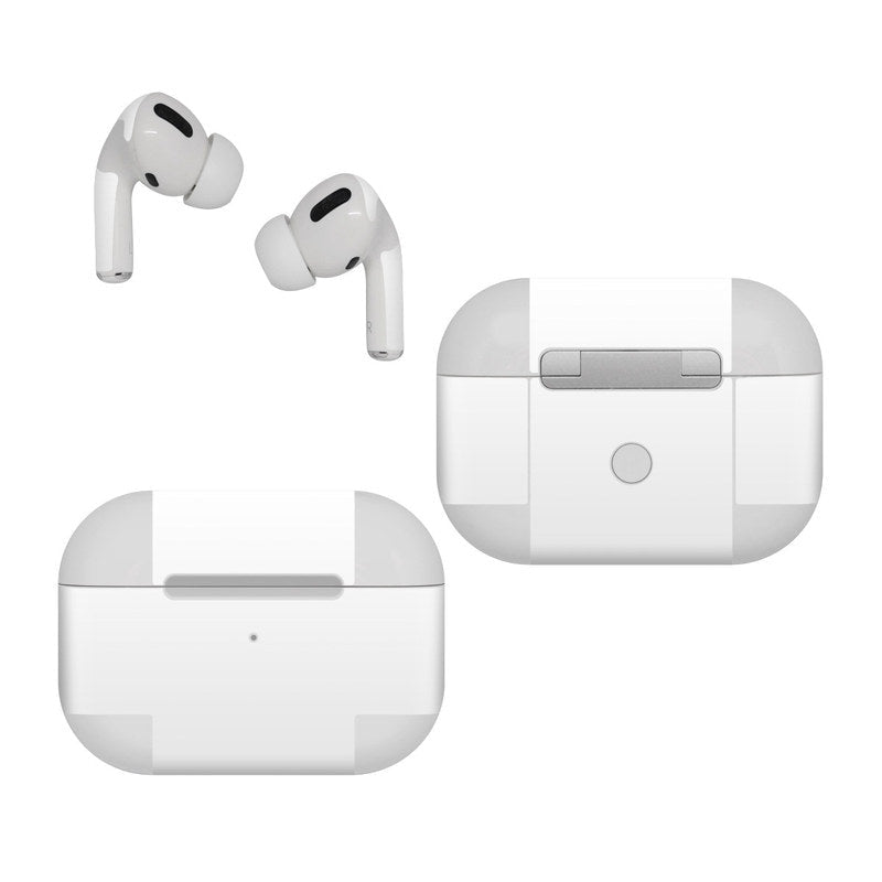 Solid State White - Apple AirPods Pro SkinAudio SkinsTorqelo.com