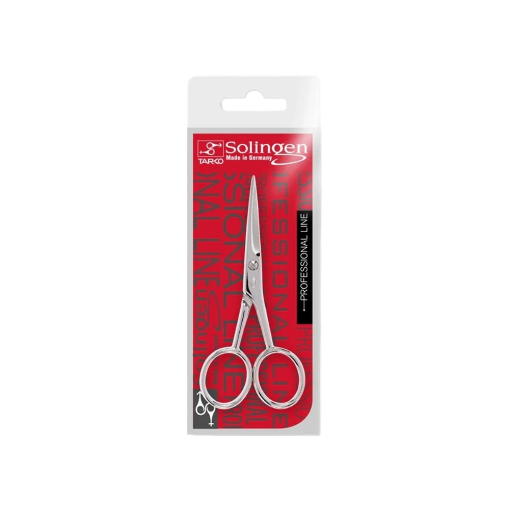 Solingen Mustache Scissors for Precise Facial Grooming 2135 by Beauty Care Bag
