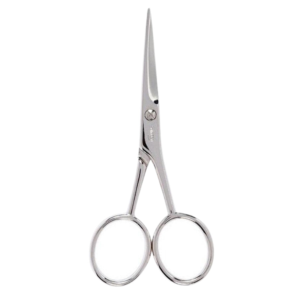 Solingen Mustache Scissors for Precise Facial Grooming 2135 by Beauty Care Bag