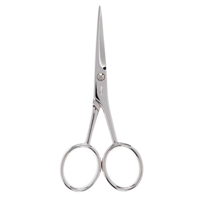 Solingen Mustache Scissors for Precise Facial Grooming 2135 by Beauty Care Bag