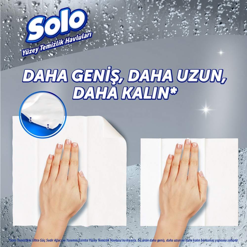 Solo Ultra Power Aquablock Surface Cleaning Wipes 30 Count by Beauty Care Bag