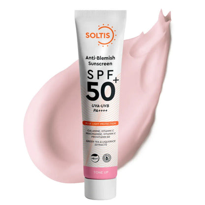 Soltis Tone-Evening Pink Sunscreen SPF 50+ with Calamine 50 ml by Beauty Care Bag