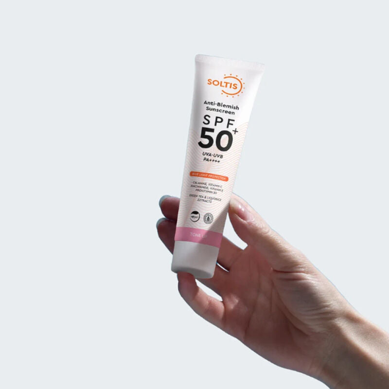 Soltis Tone-Evening Pink Sunscreen SPF 50+ with Calamine 50 ml by Beauty Care Bag