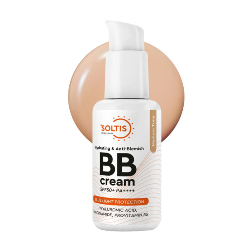 Soltis SPF50 BB Cream Medium Tone Hydrating & Tone-Evening 30 ml by Beauty Care Bag