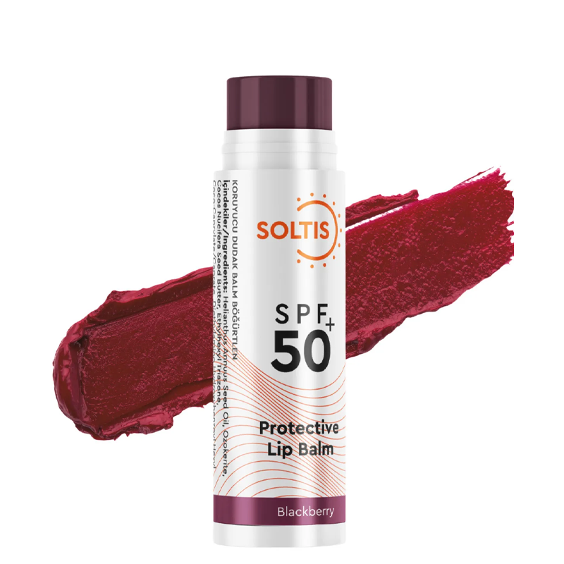 Soltis Tinted Lip Balm SPF 50+ Blackberry 5g by Beauty Care Bag