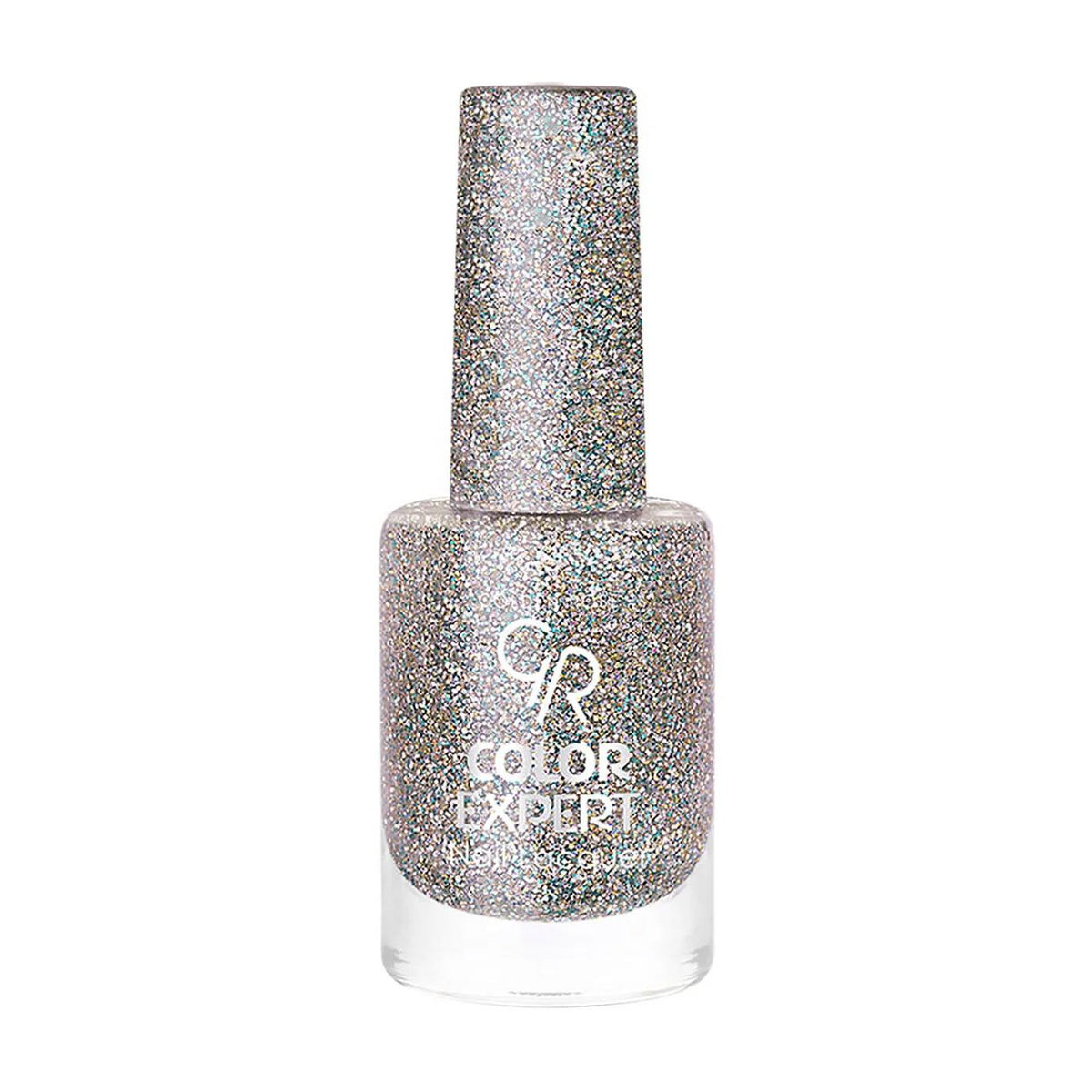 Golden Rose Color Expert Glitter Nail Polish 401, High Shine by Beauty Care Bag